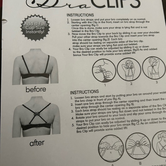 8 Pack Bra Strap Clips Back Anti-Slip Bra Straps Holder Buckles Control Asst. - Picture 10 of 10